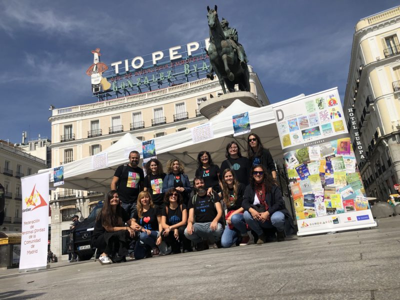 Foto de la celebración Día Internacional de las Lenguas de Signos en Puerta del Sol 2019